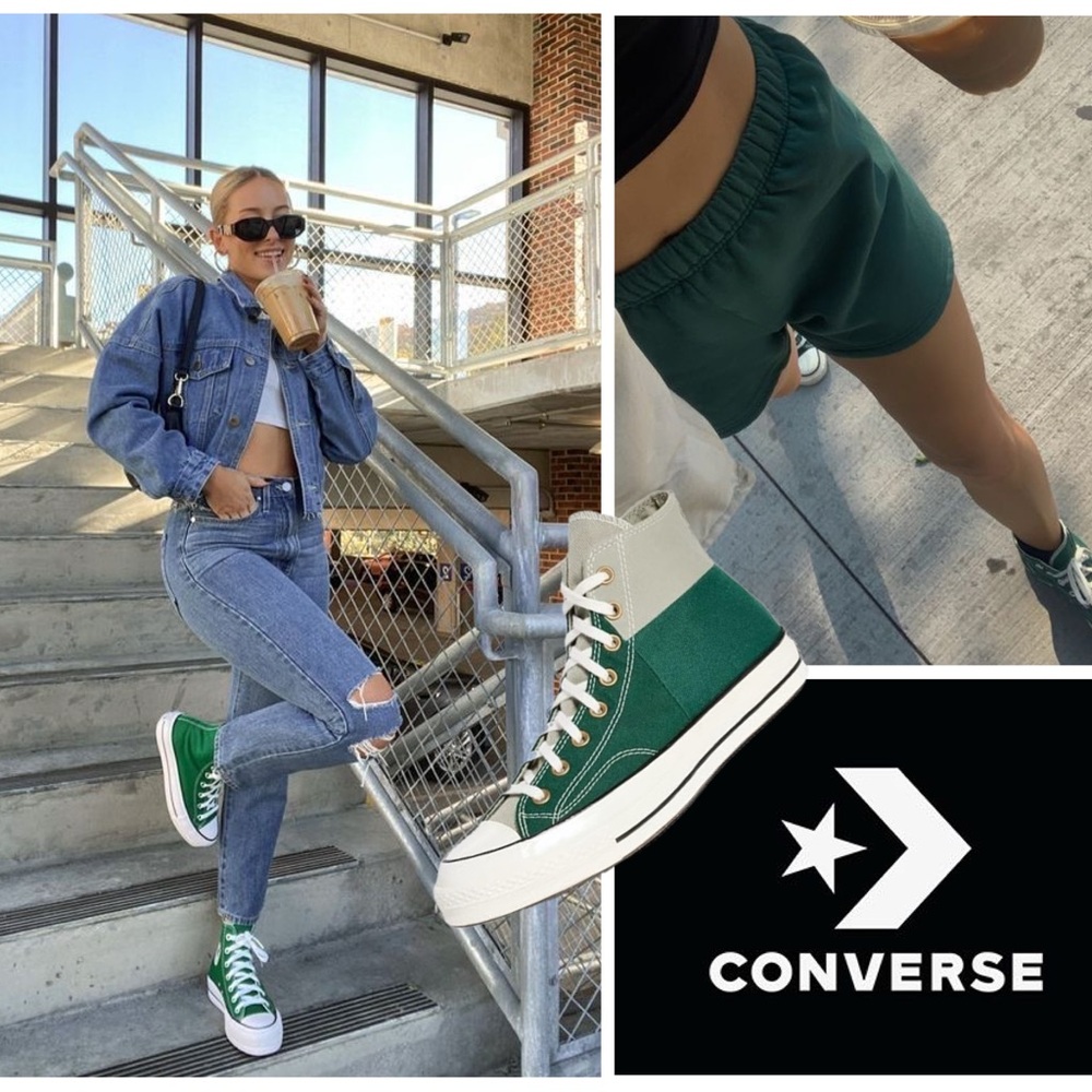 ⭐️ NEW Converse Chuck Taylor All Star 70 Hi Light Field Surplus Green